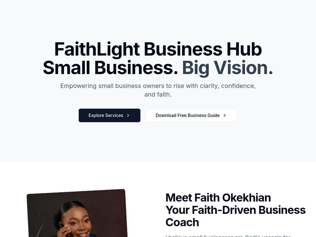 FaithLight Business Hub